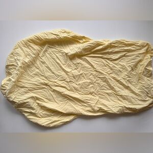 Pottery Barn Fitted Crib Sheet Yellow Cotton Baby Infant